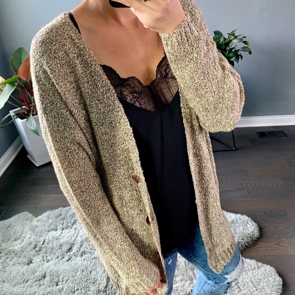 ◾️Bryan Button down Cardigan Black - Picture 5 of 7